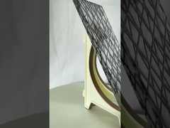 El ácido grabó al agua fuerte el vidrio moderado